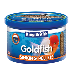 King British Goldfish Sinking Pellet Food 140G